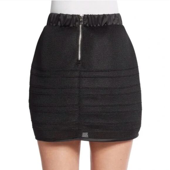 Maje black netted mini skirt - Picture 12 of 12